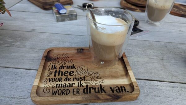 Acaciahouten bord - Afbeelding 2