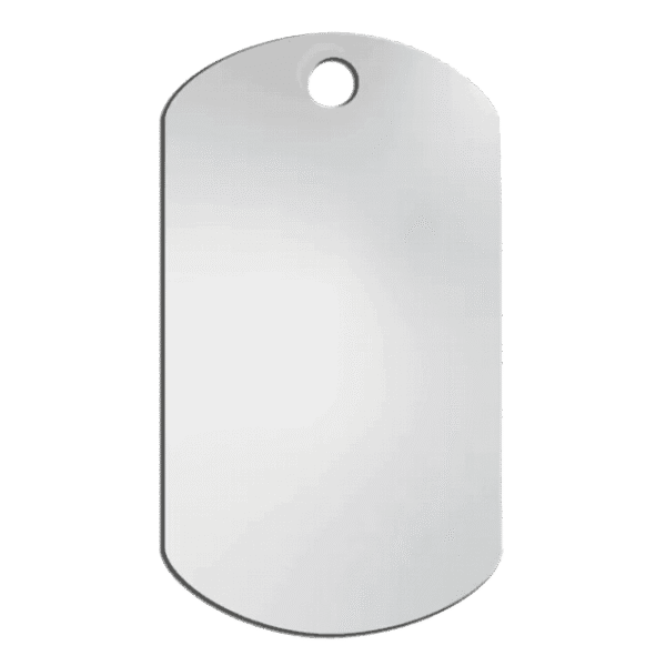Gekleurde Dog Tags 50x30x1mm alle kleuren - Afbeelding 4
