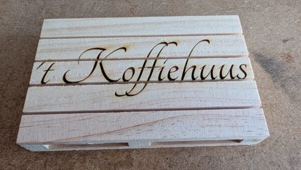 Houten pallet onderzetter (per stuk) - Afbeelding 5