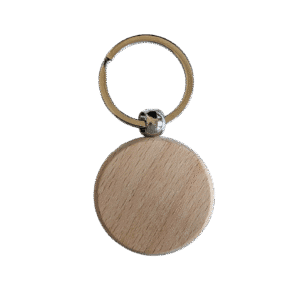 Sleutelhanger Hout rond
