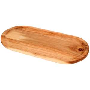 Acaciahouten bord ovaal