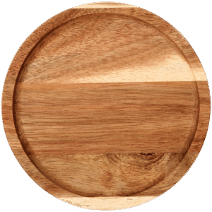 Acaciahouten bord rond