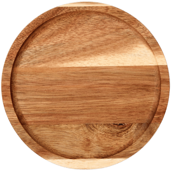 Acaciahouten bord rond