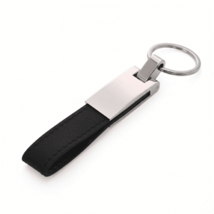 Luxe leren sleutelhanger