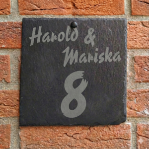 Leisteen bord vierkant